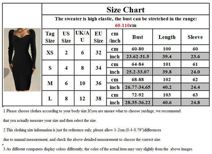 Sexy Sheath Knitted Dresses
