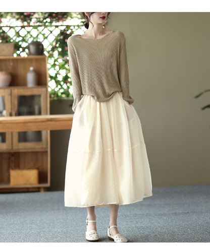 Summer Organza Elegant Women Skirts