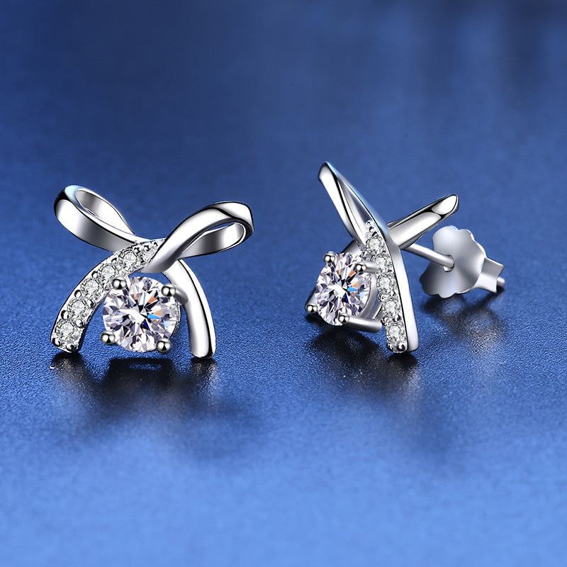 Butterfly Design Sterling Sliver Earrings