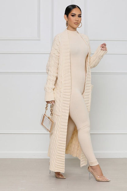 Casual Long Knitted Cardigan Overcoats for Women