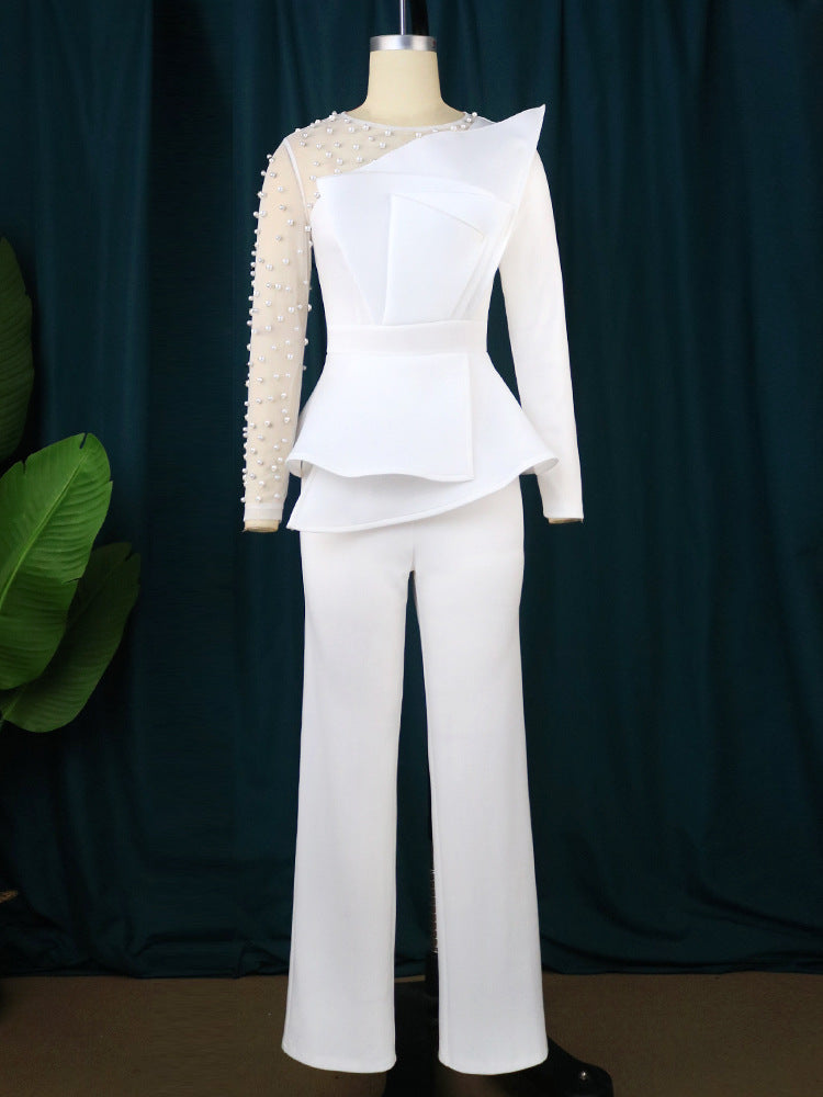 Sexy Designed Beaded Plus Sizes Party Outfits for Women