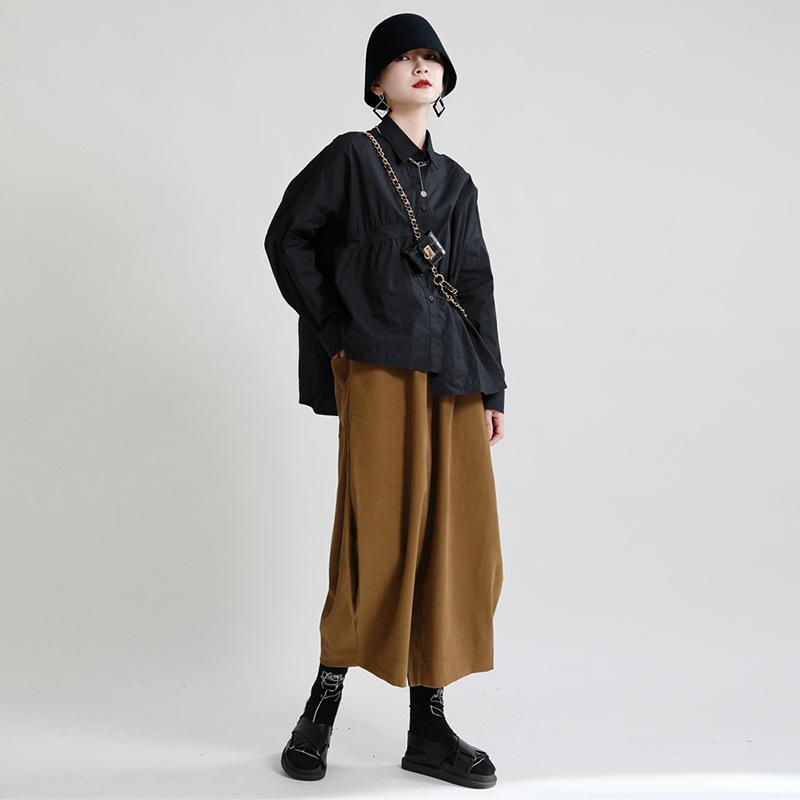 Vintage Women Causal Wide Leg Pants
