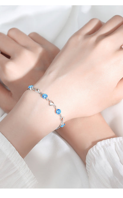 Fashion Lover Luxury Sterling Sliver Bracelet for Women