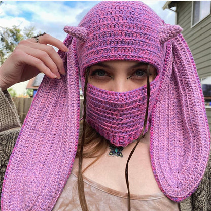 Halloween Knitted Mask Costumes