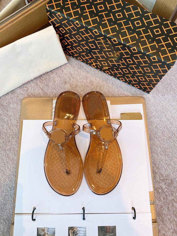 Women Beach Foot Clip Metal Button Flat Heel-STYLEGOING