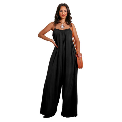 Sexy Casual Spaghetti Straps Women Jumpsuits