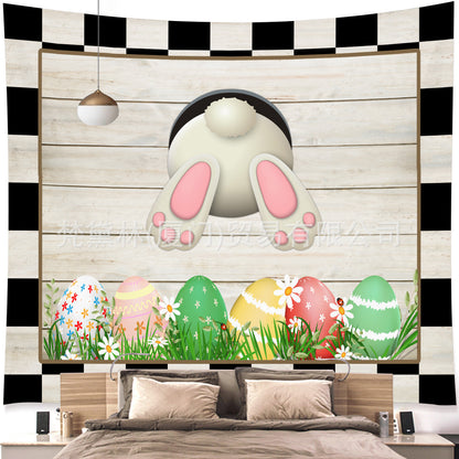 Happy Easter Day Room Wall Tapestry for Decoration