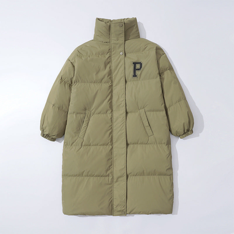 Casual Winter Long Down Overcoats for Women