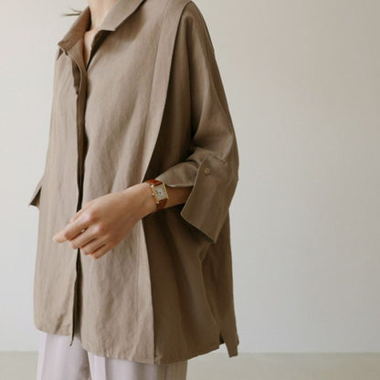 Casual Cotton Long Sleeves Shirts for Women