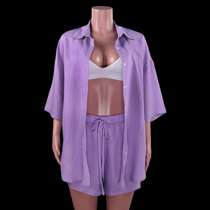 Casual Women Summer Fashion Two Pieces Suits