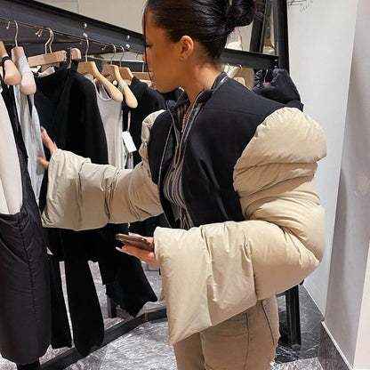 Designed Winter Cotton Short Overcoats Jacket for Women