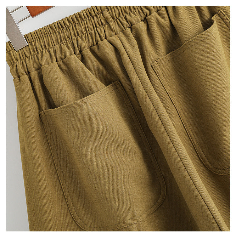 Plus Sizes Fall Wide Legs Pants for Women