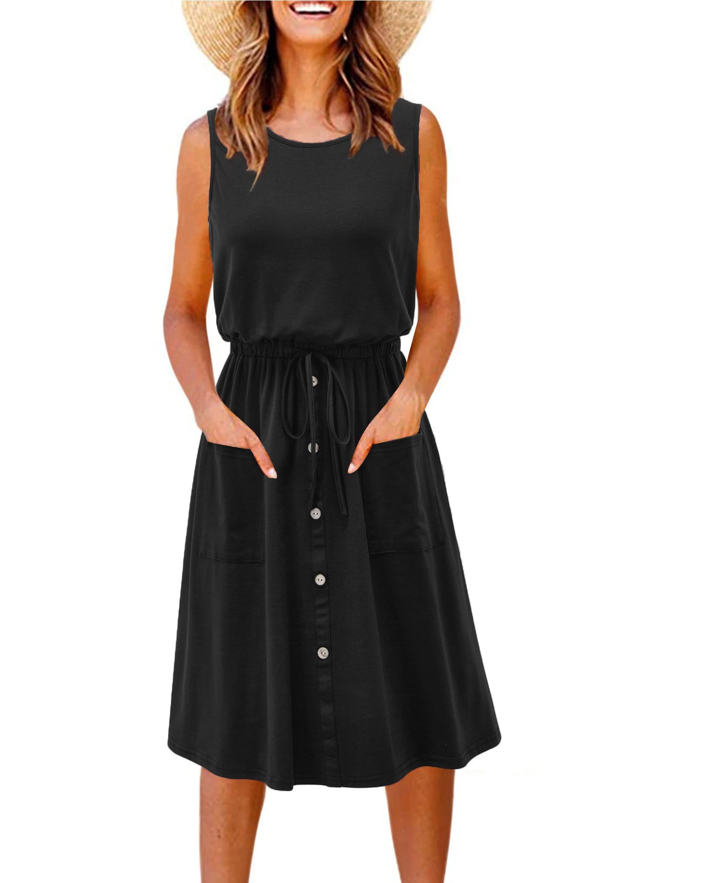 Casual Summer Sleeveless Vest Dresses