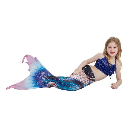 Gorgeous Three Pieces Mermaid Style Swimsuits
