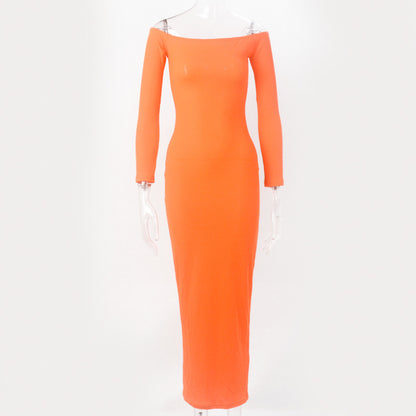 Sexy Off The Shoulder Backless Long Dresses