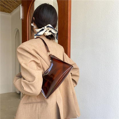 Fashion Summer Trasparent Jelly Handbags-STYLEGOING