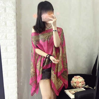 Summer Chiffon Women Cape Covers