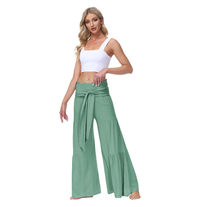 Casual Elastic Waist Loose Pants for Women