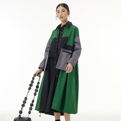Fashion Designed Plus Sizes Women Trench Coats