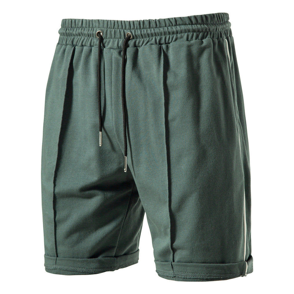 Casual Cotton Summer Elastic Waist Men's Shorts