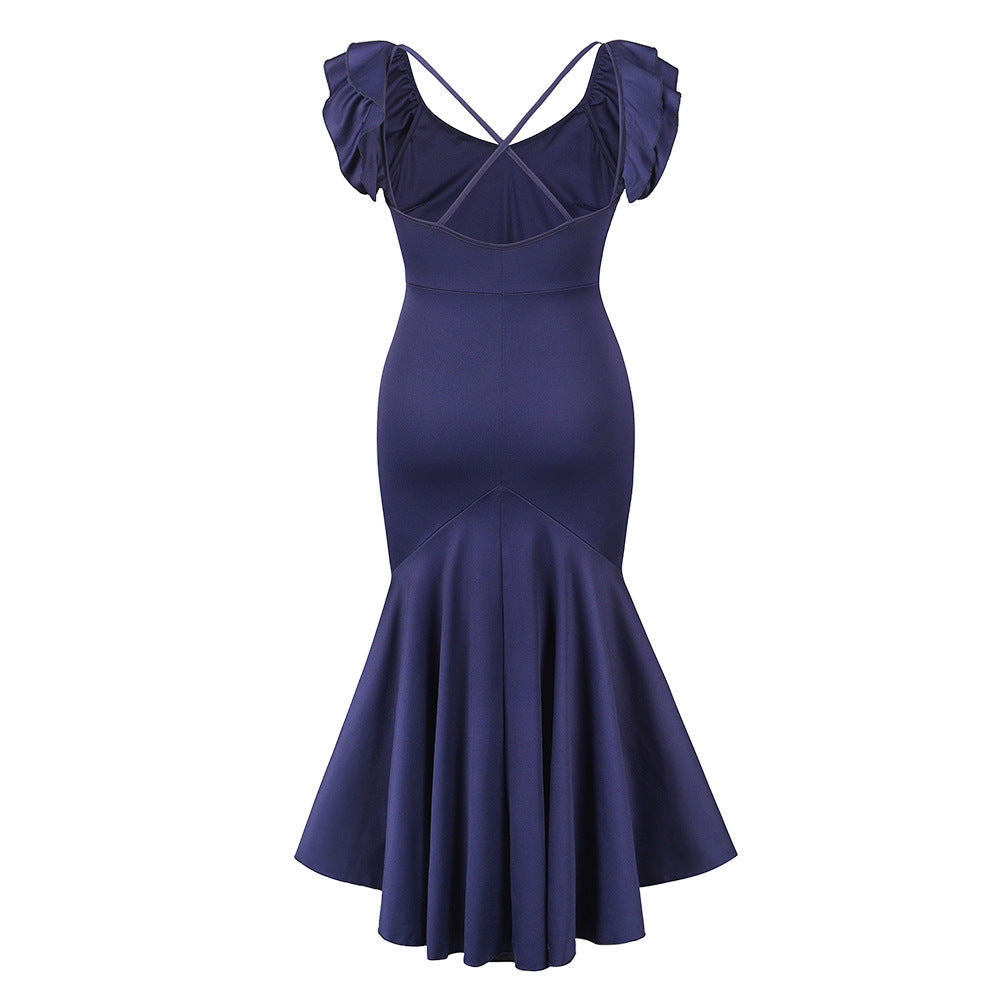 Sexy Backless Women Party Mermaid Dresses