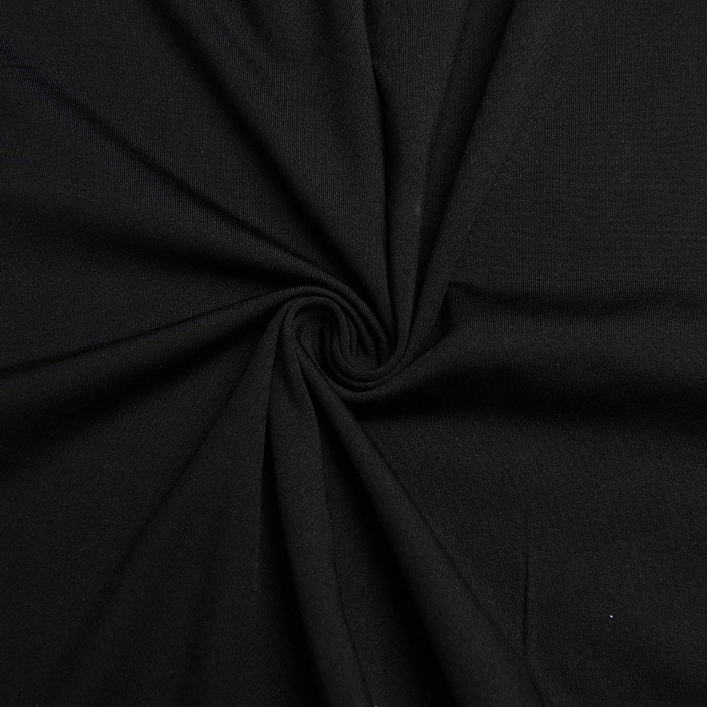 Sexy Square Neckline Split Front Long Sleeves Dresses