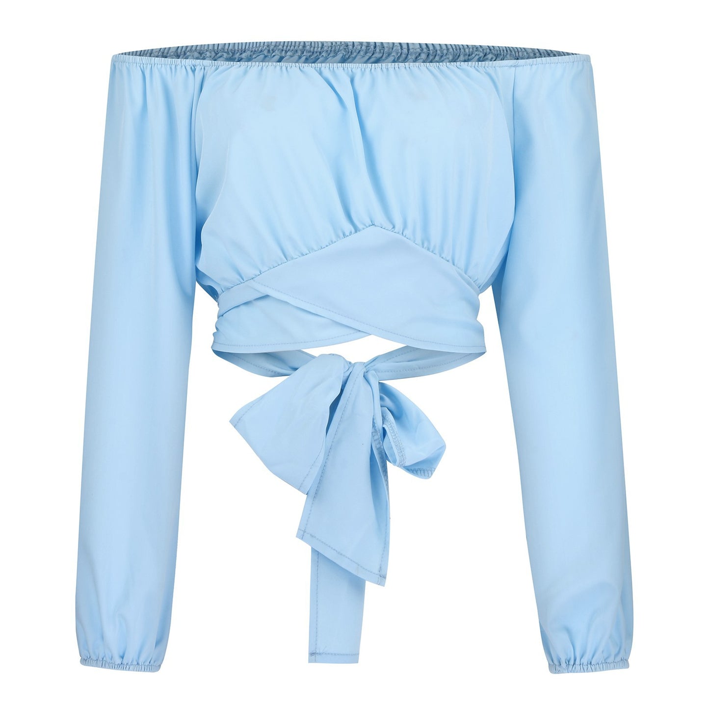 Sexy Off The Shoulder Midriff Baring Summer Short Tops