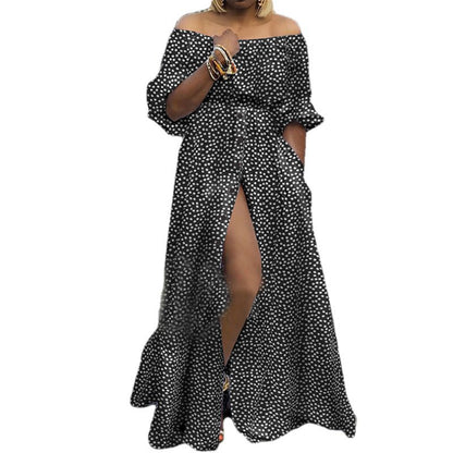 Sexy Off The Shoulder Long Maxi Dresses