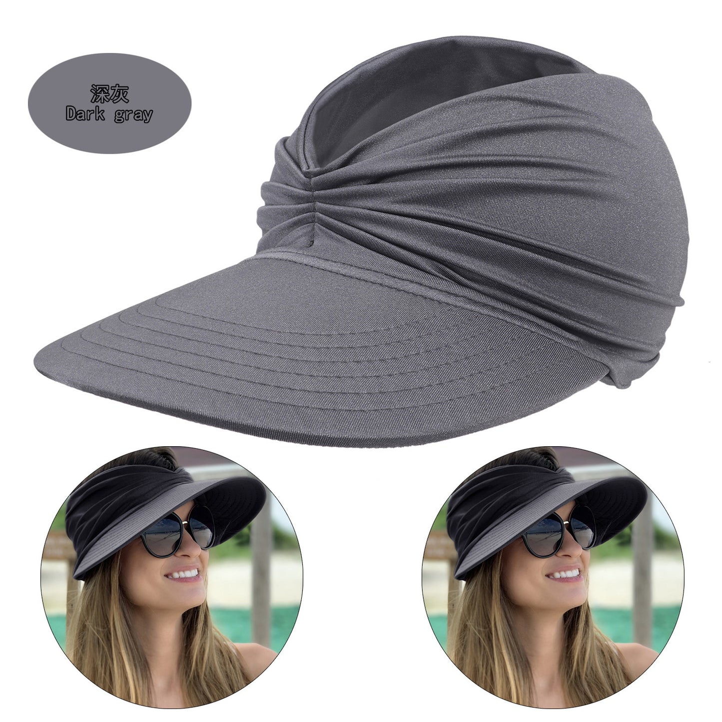 Summer Beach Sun Proof Outdoor Hats 2pcs/Set