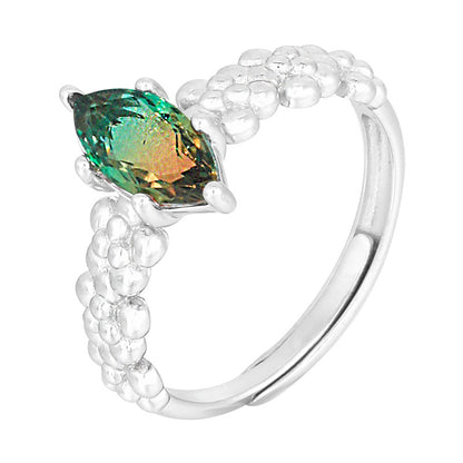 Fashion Colorful Sterling Silver Rings for Women
