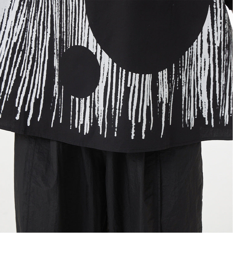 Abstract Summer Plus Sizes Women T Shirts