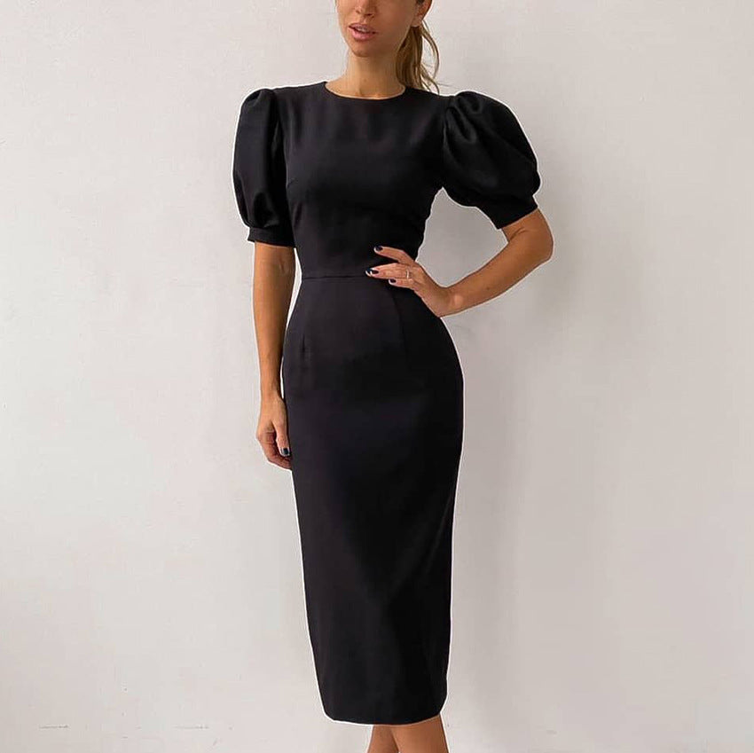Elegant High Waist Sheath Dresses