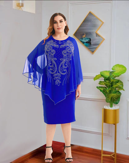 Fashion Chiffon Plus Sizes Dresses