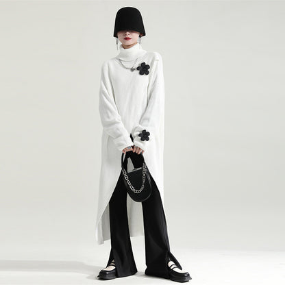 Elegant Women Long Knitting Cozy Dresses
