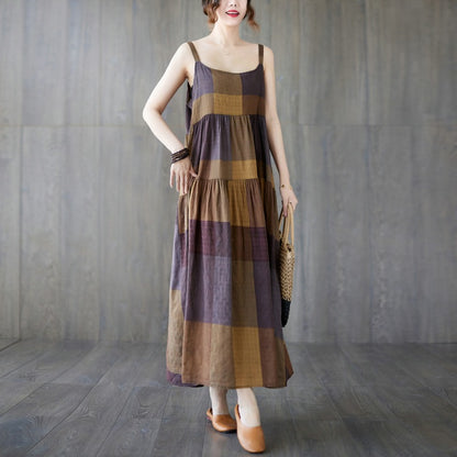 Vintage Sleeveless Plus Sizes Dresses