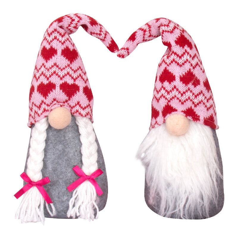 Valentine's Day Decoration Faceless Doll