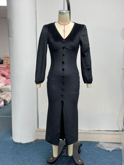 Elegant Fall Long Dresses for Women