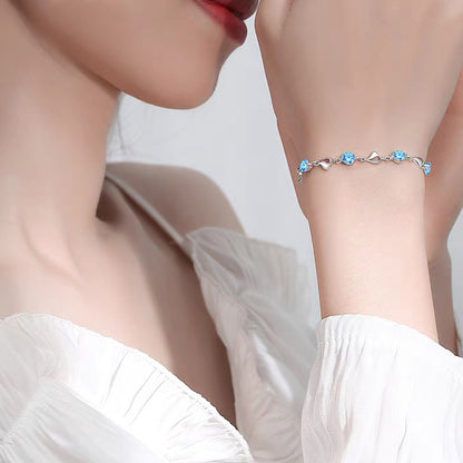 Fashion Lover Luxury Sterling Sliver Bracelet for Women