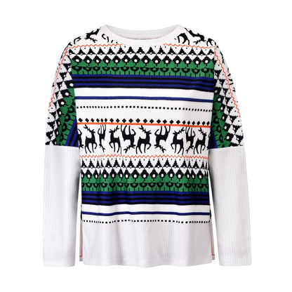 Christmas Long Sleeves Knitting Fall Sweater