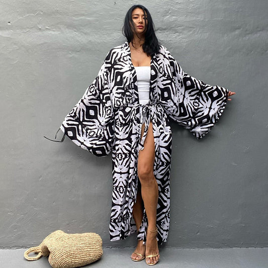 Casual Cotton Holiday Beach Summer Bikini Cover Ups