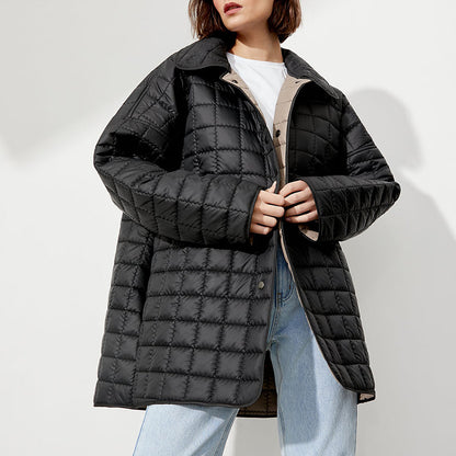 Women Double Sided Long Winter Overcoats