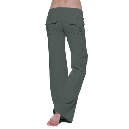 Women Elastic Waist Pants