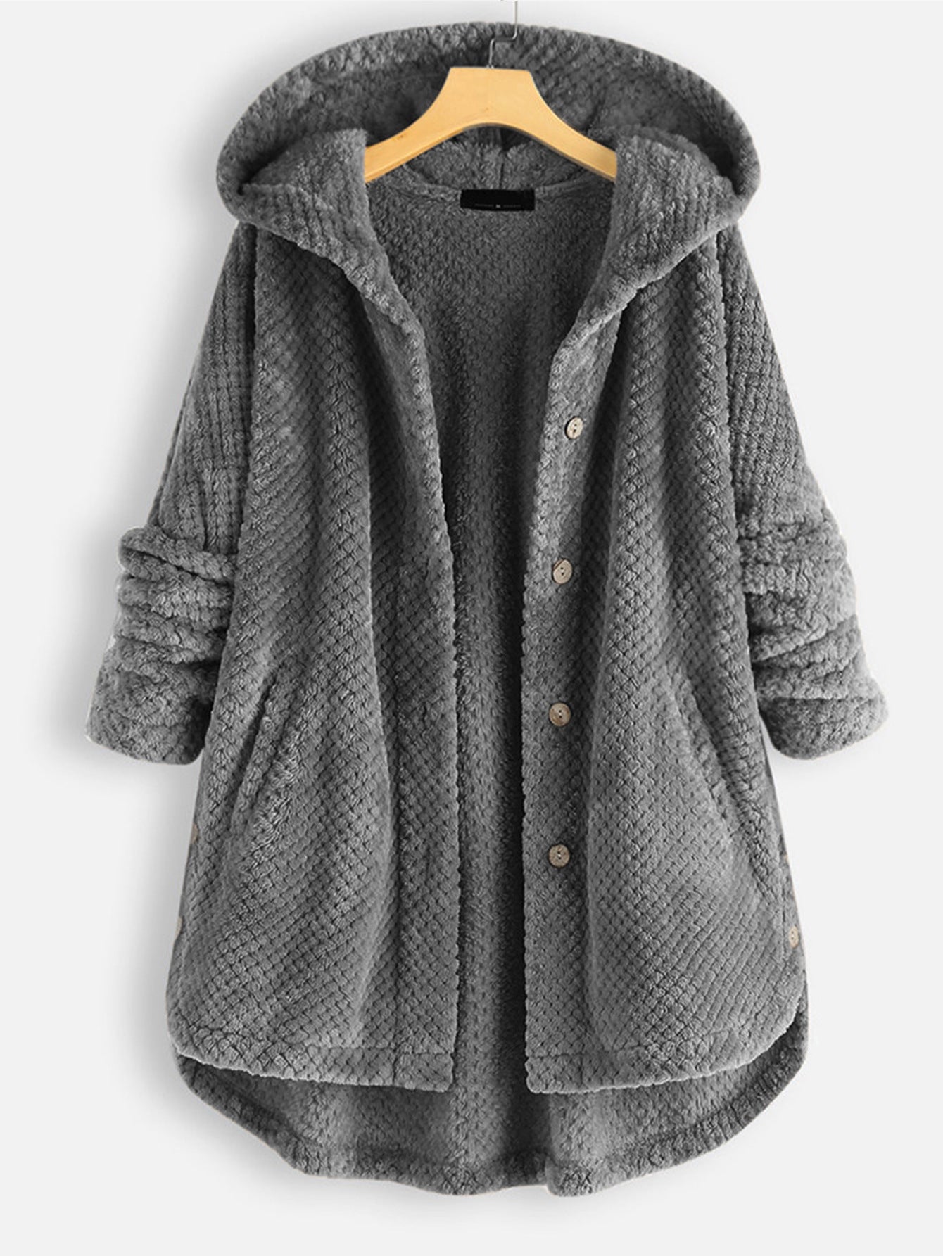 Casual Women Velvet Puls Sizes Hoodies Overcoat
