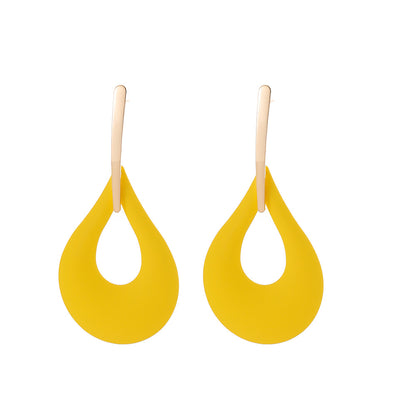 Fashion Geometry Design Women Drop Earrings