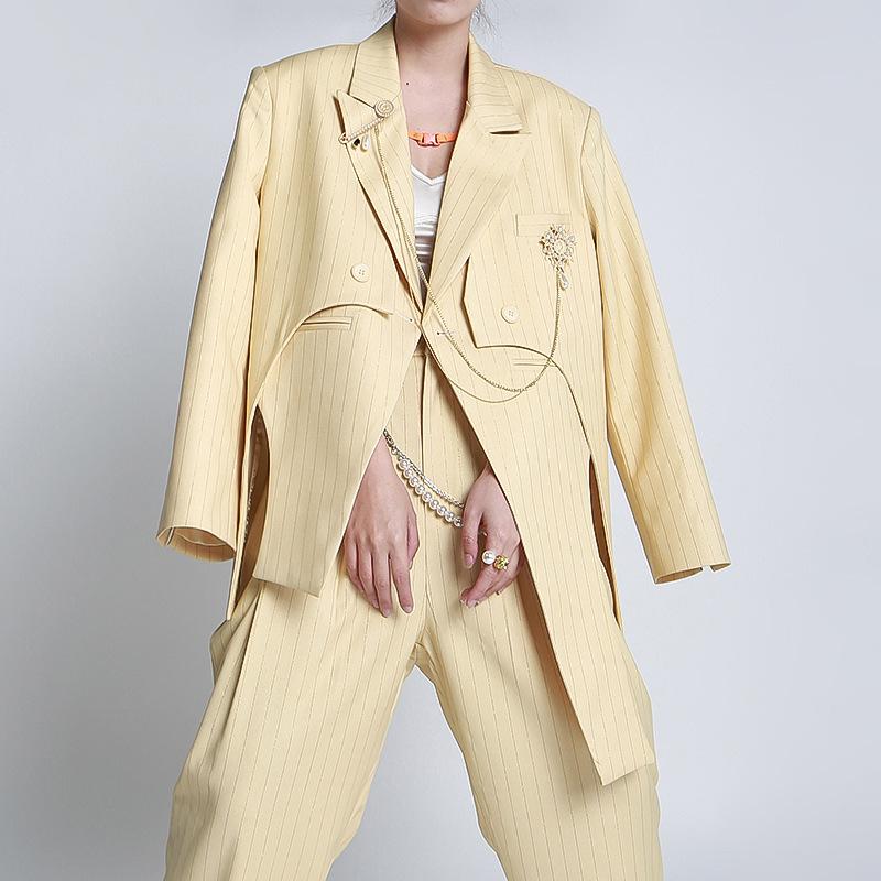 Fashion Street Style Fake Two Pieces Pieces Suits-STYLEGOING