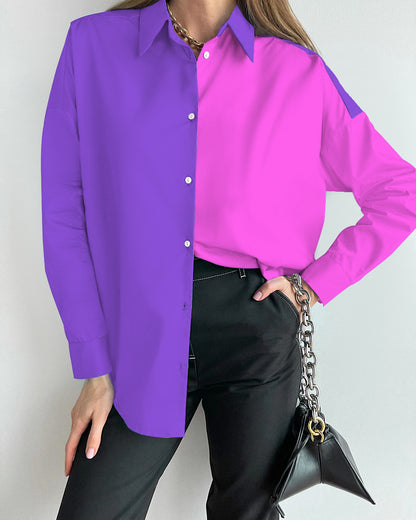 Casual Long Sleeves Fall Shirts for Women