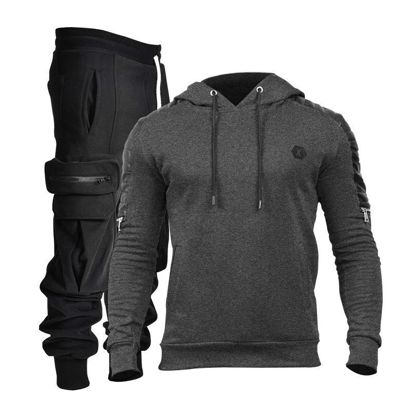 Winter Warm Fashion Leisure Long Sleeves Suits for Men-STYLEGOING