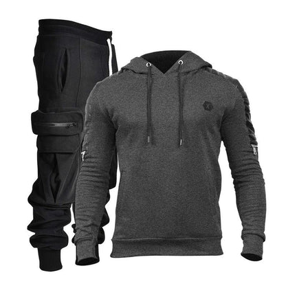 Winter Warm Fashion Leisure Long Sleeves Suits for Men-STYLEGOING