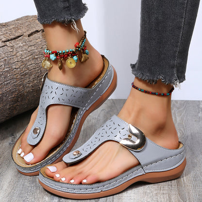 Summer Flip Flop PU Summer Beach Slippers