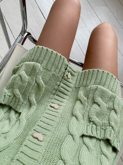 Casual Loose Knitting Women Fall Cardigan Overcot-STYLEGOING